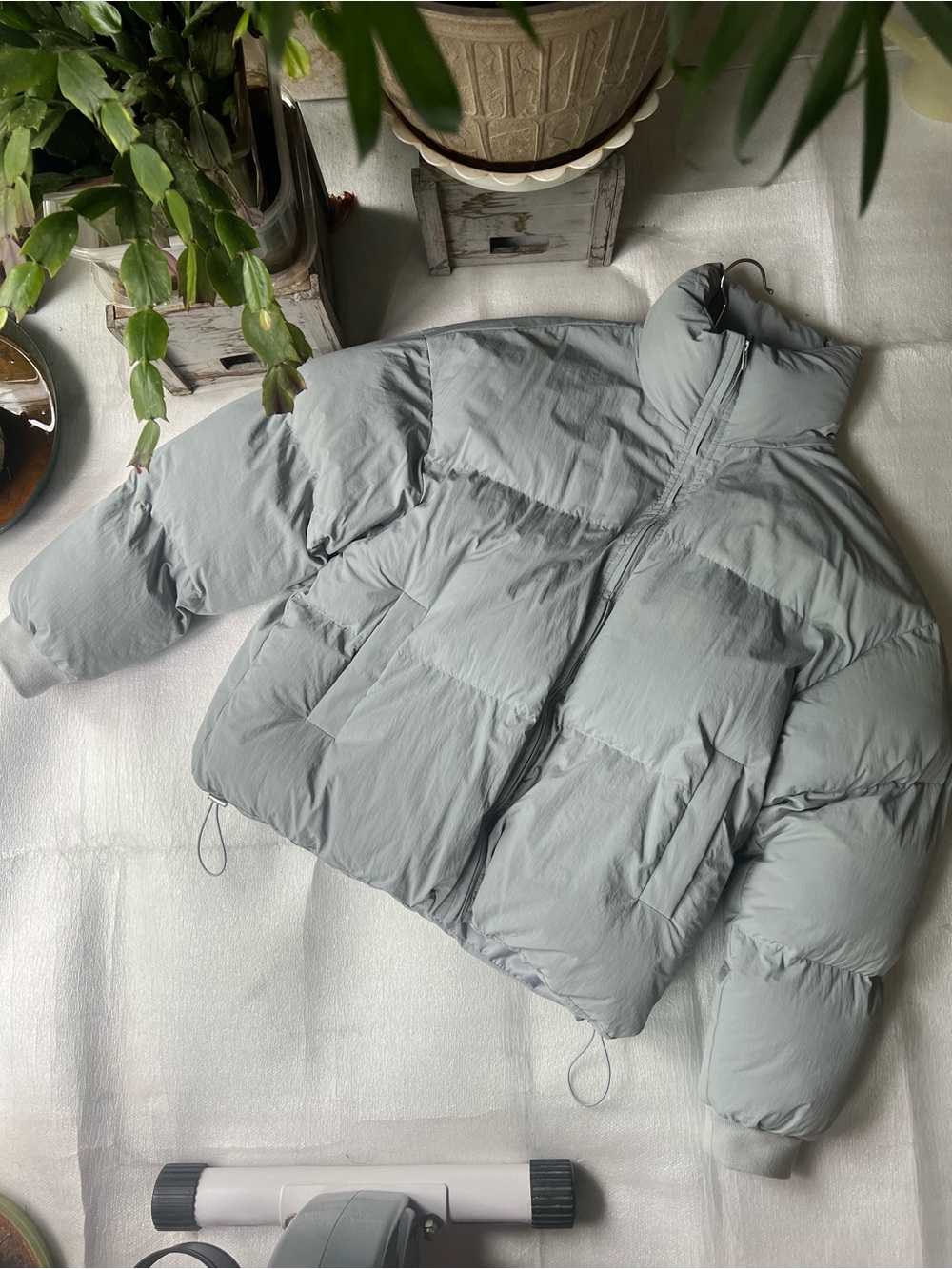 Light Blue Puffer Jacket